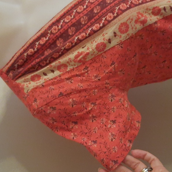 Lucky Brand Wrap Boho Top - Picture 3 of 13